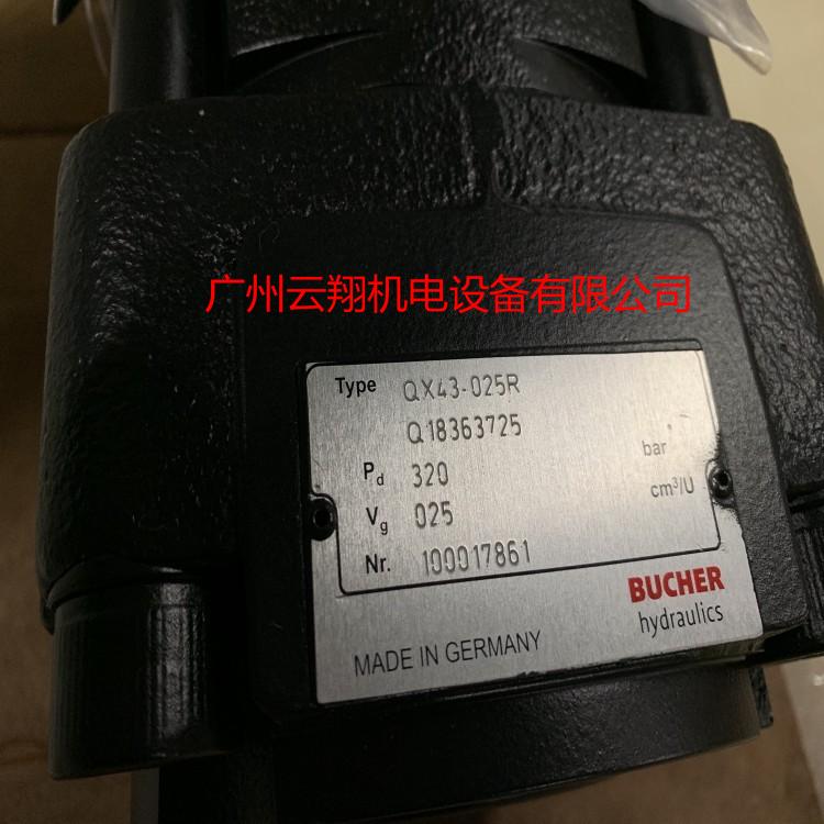 瑞士BUCHER布赫QX43-025R内啮合齿轮泵