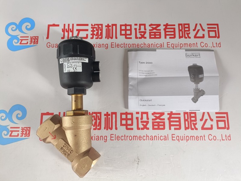 宝德水阀6213EV burkert A 13 NBR MS G3/4 230V 00221621宝帝电磁阀